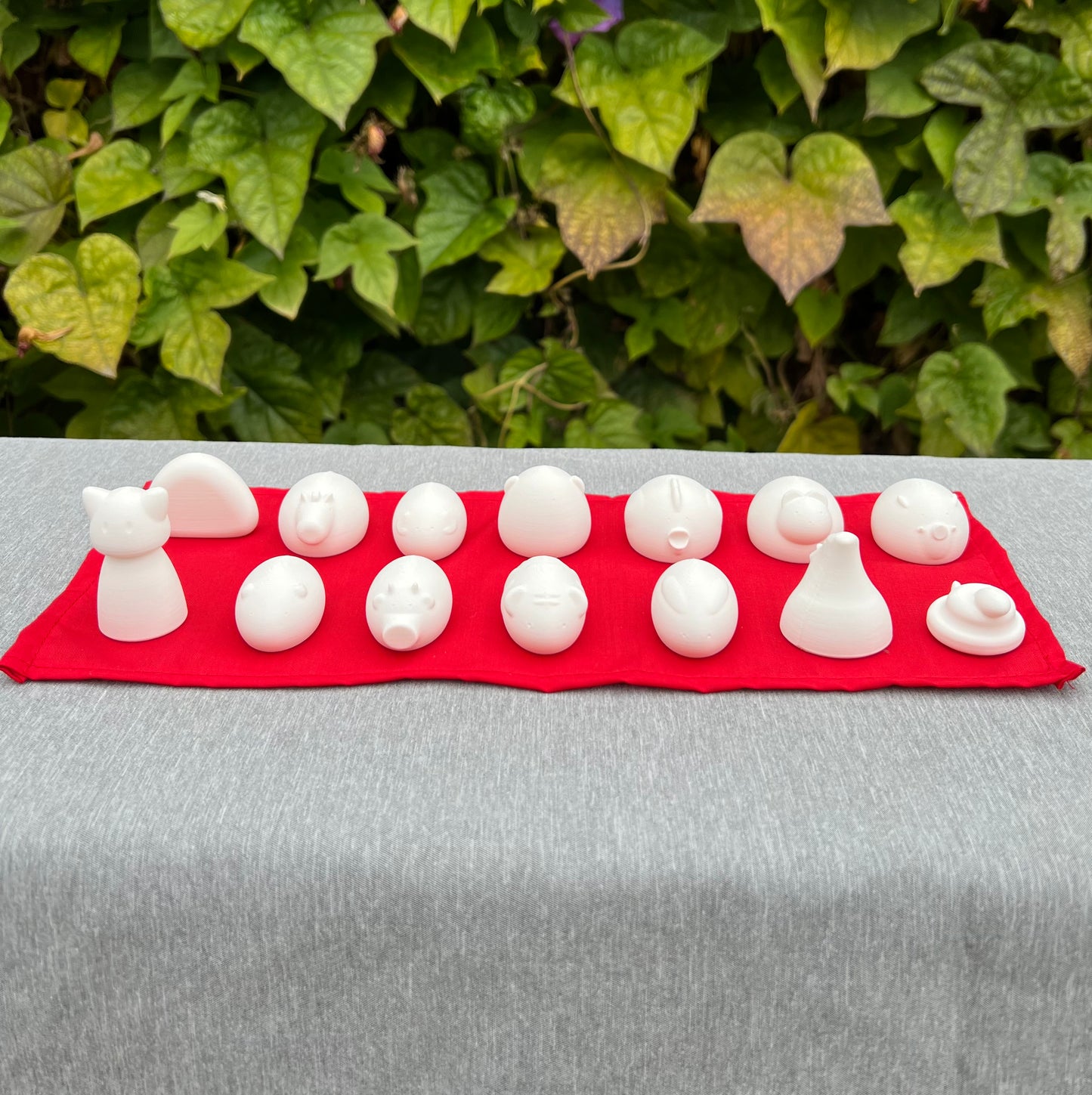 Mini (UNPAINTED) Chinese Zodiac Figures Set