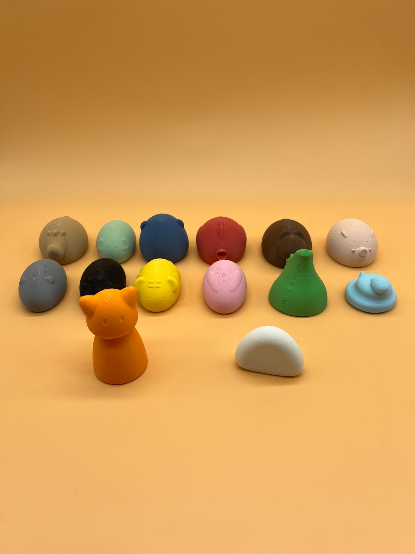 Smooth Medium Sized Chinese Zodiac Set