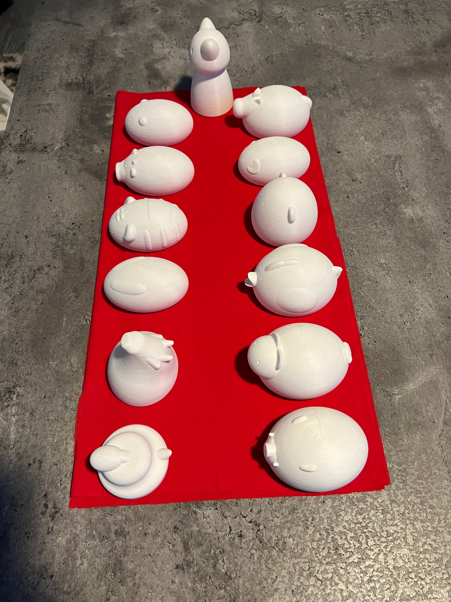 Individual UNPAINTED Chinese zodiac figures LARGE