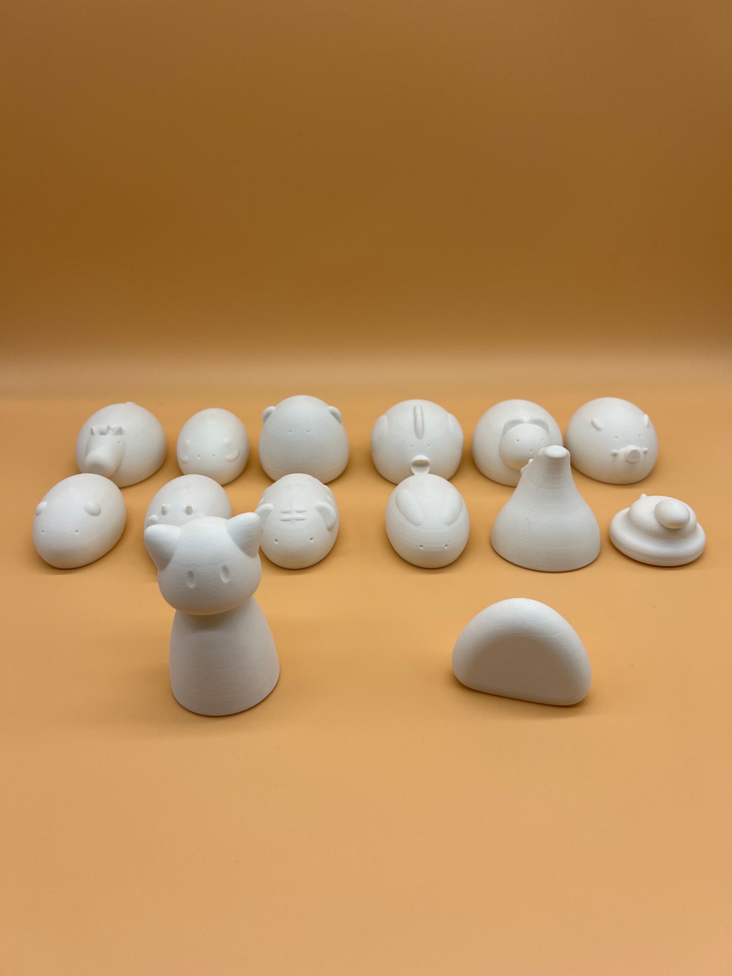 Unpainted Chinese Zodiac set