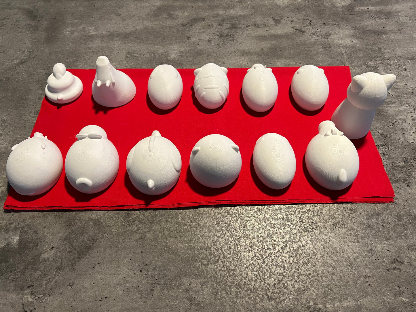 Individual UNPAINTED Chinese zodiac figures LARGE