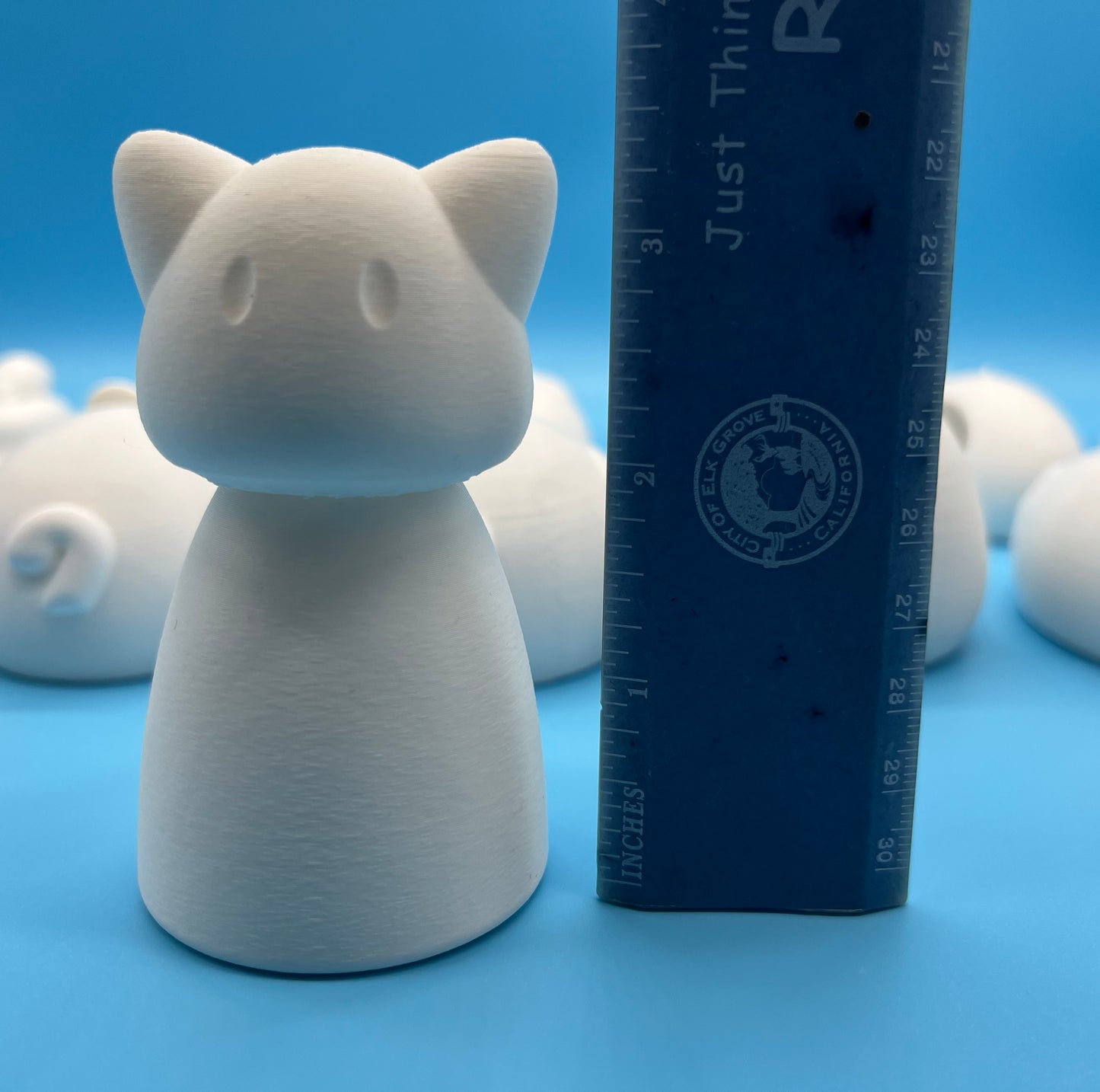 Large UNPAINTED Chinese Zodiac with Riceball figure