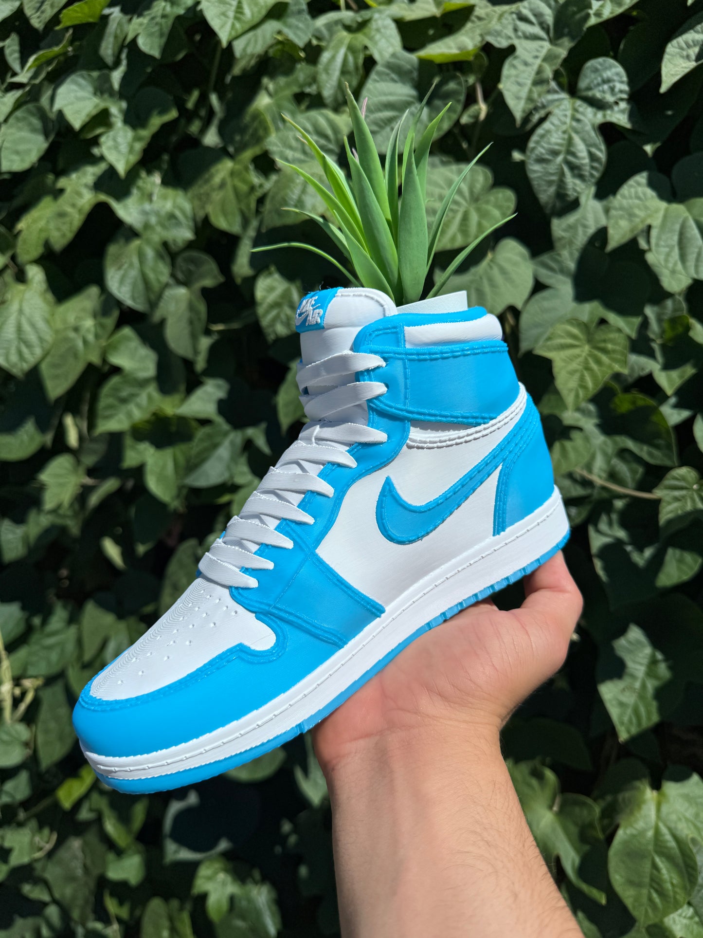 3D Printed AJ1 UNC Sneaker Planter