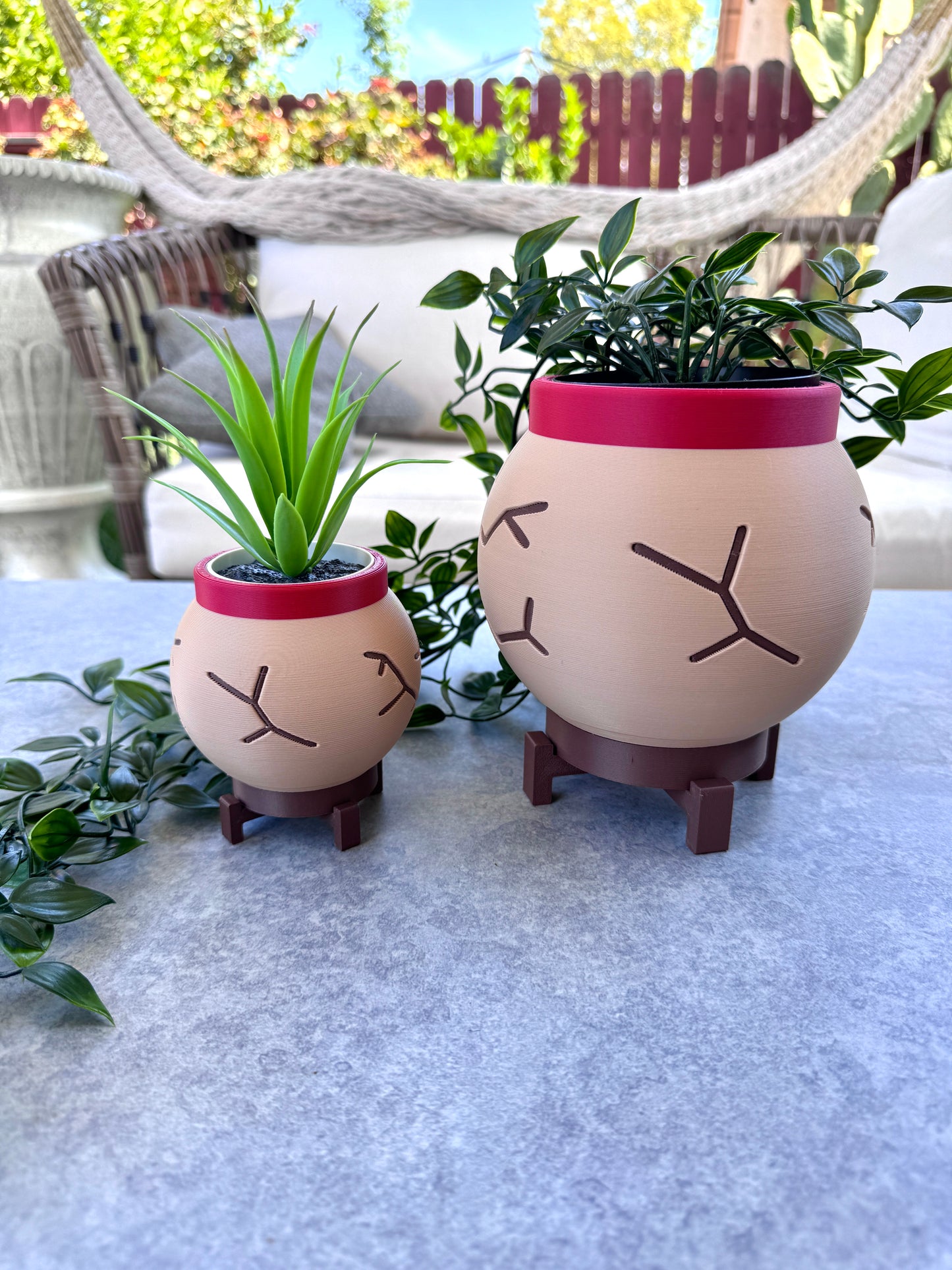 Sand Gourd Plant Pot