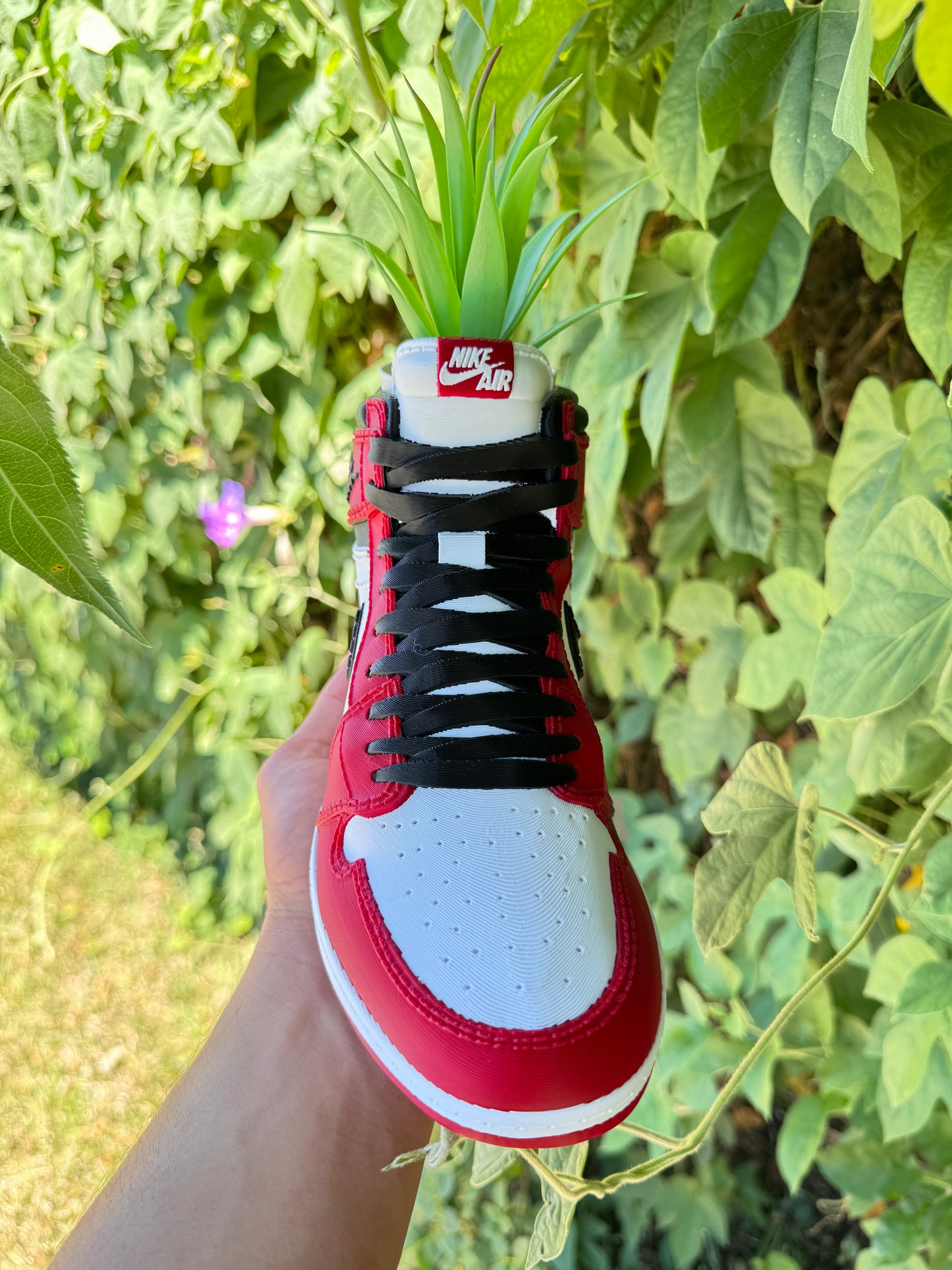 3D printed AJ1 Chicago Planter