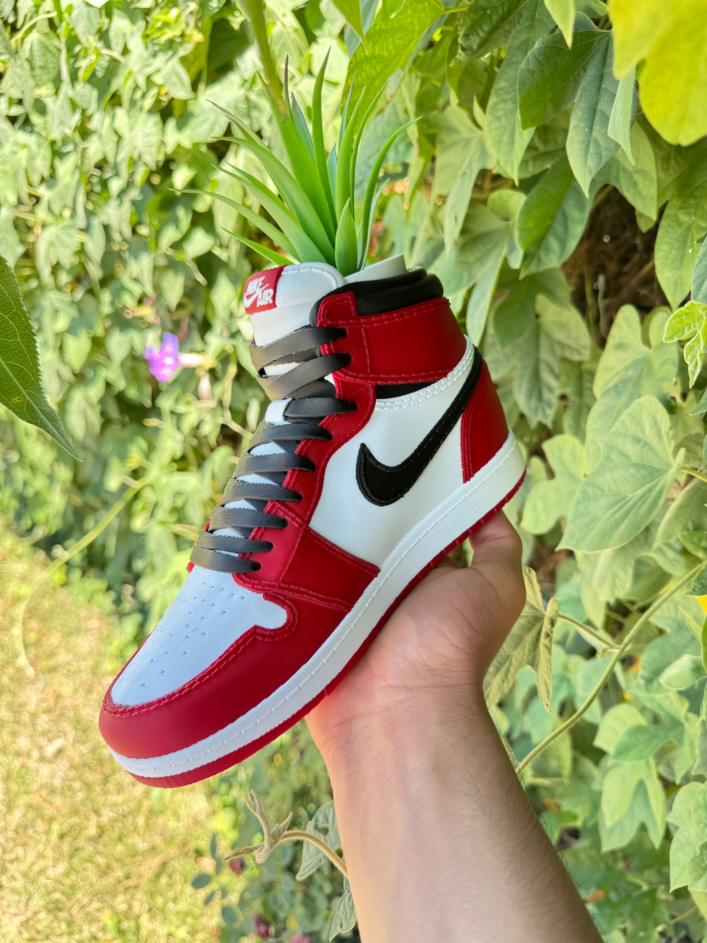 3D printed AJ1 Chicago Planter