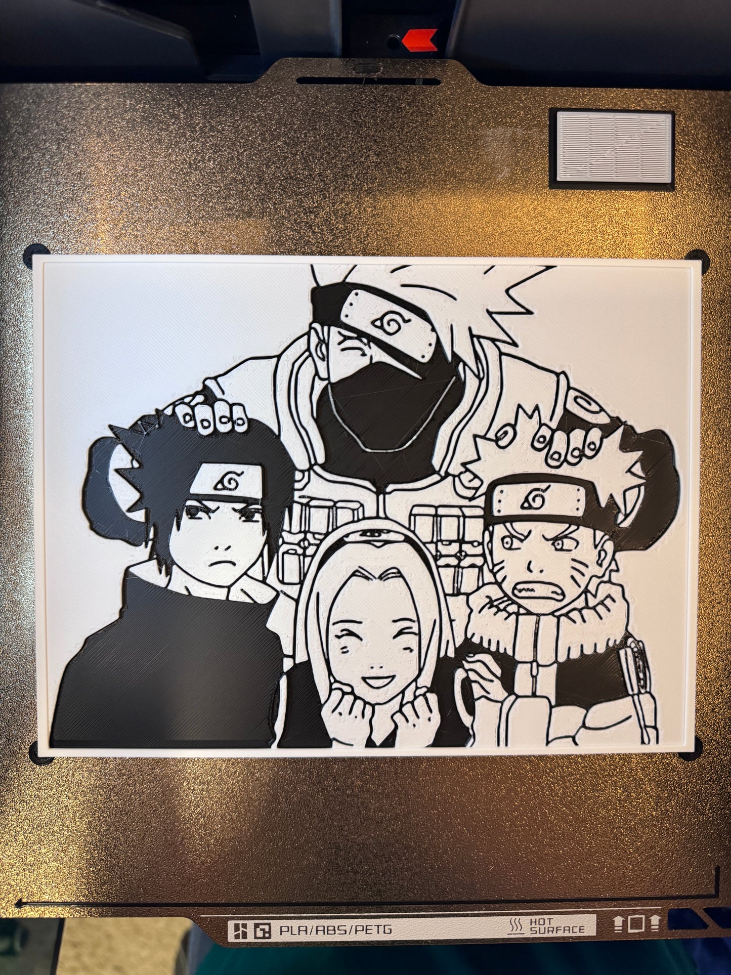 TEAM 7 MANGA PANEL