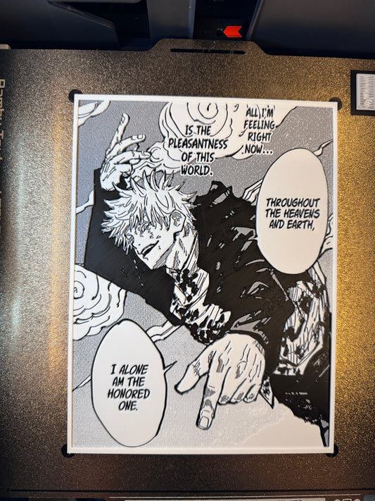 THE HONORED ONE MANGA PANEL